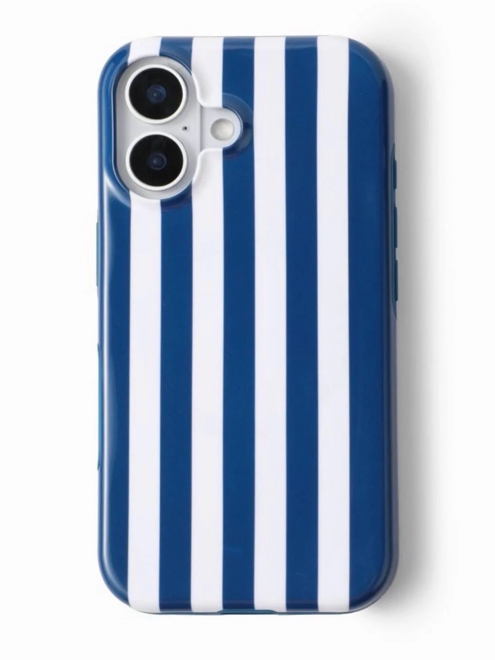 Hello Lux Navy Cabana Stripe Glossy iPhone Case Iphone 16 New in Box